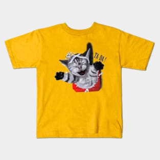 Cat TA DA ! Kids T-Shirt